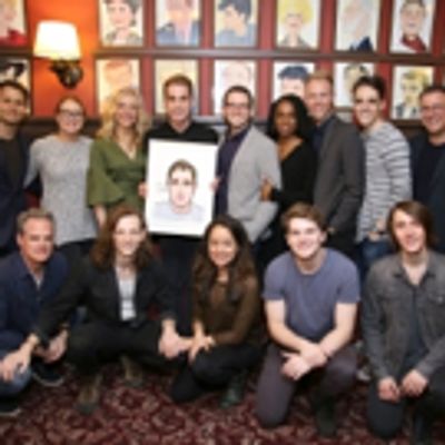 Photo Coverage: Ben Platt&#039;s DEAR EVAN HANSEN Gang Celebrates His New Sardi&#039;s Portrait!