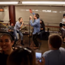 VIDEO: Miley Cyrus & Jimmy Fallon Stun NYC Subway Riders with Pop-Up Performance