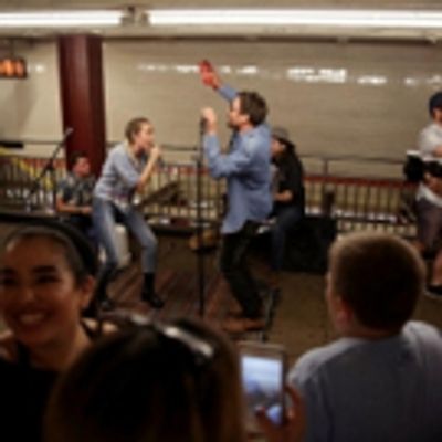 VIDEO: Miley Cyrus & Jimmy Fallon Stun NYC Subway Riders with Pop-Up Performance