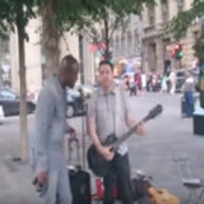 VIDEO: Seal Joins Montreal Street Singer for Impromptu Performance of 'Stand By Me'