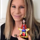 Barbra Streisand Poses with Her Broadway Legends Ornament; Selling Fast!