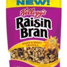 Kellogg's' Merges Two Breakfast Favorites - Raisin Bran' And Granola To Create A Deli
