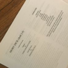 Theatre Coup d'Etat to Stage Reading of MOBY DICK