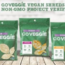 GO VEGGIE'' Vegan Shredded Cheese Alternatives Receive Non-GMO Project Verification