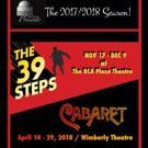 THE 39 STEPS and CABARET Headline Moonbox Productions' 2017-18 Season
