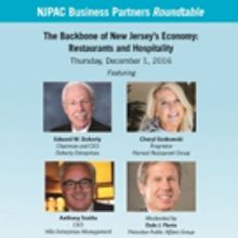 NJPAC to Host Restaurant Industry Roundtable Next Month