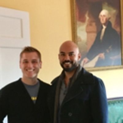 Photo Flash: HAMILTON&#039;s George Washington, Nicholas Christopher, Visits Hamilton Grange!