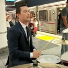 VIDEO: Joseph Gordon-Levitt Surprises Commuters with Impromptu Drum Performance in…