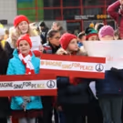 Photo Flash: Broadway Kids Sing for Peace in Times Square