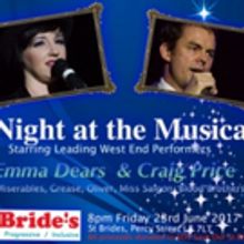 Emma Dears and Craig Price to Headline A NIGHT AT THE MUSICALS for Save Our St. Bride