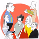 BWW Exclusive: Ken Fallin Draws the Stage - The Cast of BURIED CHILD