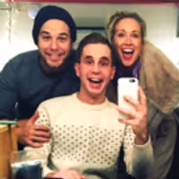 Skylar Astin and Anna Camp Visit Ben Platt at DEAR EVAN HANSEN Video