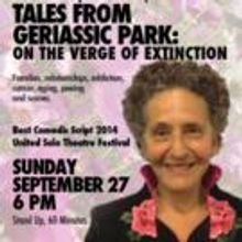 2014's Best Comedic Script 'TALES FROM GERIASSIC PARK' to Return to United Solo This 