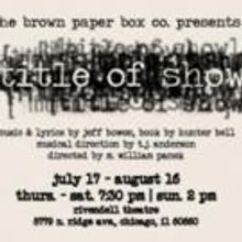 The Brown Paper Box Co. Presents [title of show]