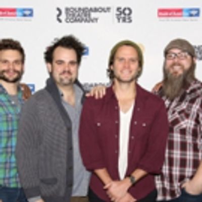 FREEZE FRAME: Steven Pasquale &amp; Cast of THE ROBBER BRIDEGROOM Meet the Press!