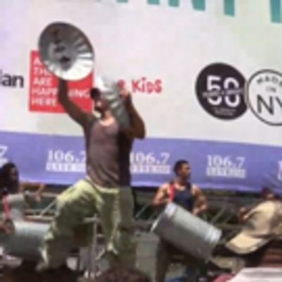 TV: Cast of STOMP Brings Percussion to Bryant Park!