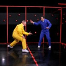 VIDEO: John Cena & Jimmy Fallon Compete in 'Sticky Balls' on TONIGHT