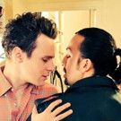 Photo Flash: Tell Me About it, Stud! Lin-Manuel Miranda and Jonathan Groff Channel…