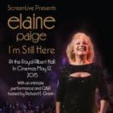 Elaine Paige's I'M STILL HERE Farewell Concert Screens in the U.S. Today