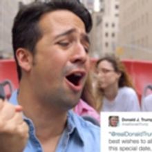 Watch Lin-Manuel Miranda Turn Donald Trump Tweets Into a Musical