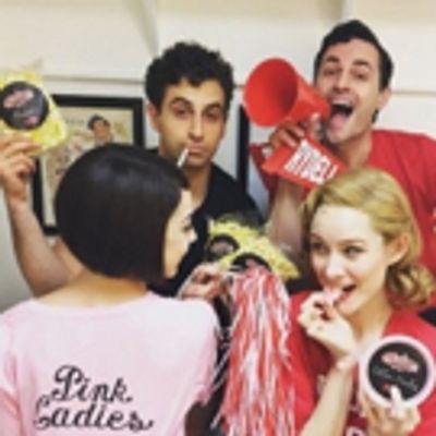 Photo Flash: Broadway Gets Ready for GREASE LIVE in Saturday Intermission Pics, 1/30