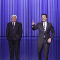 VIDEO: Jay Leno Tags In to Help Jimmy Tell Some TONIGHT SHOW Monologue Jokes Video