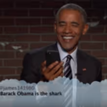 VIDEO: President Obama Reads #MeanTweets, Talks Snapchat & More on JIMMY KIMMEL