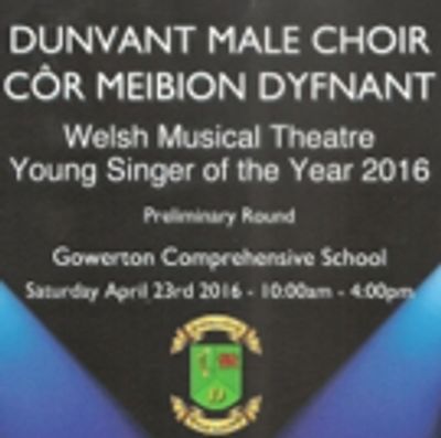 Welsh Musical Theatre Young Singer of the Year 2016 Finalists Announced