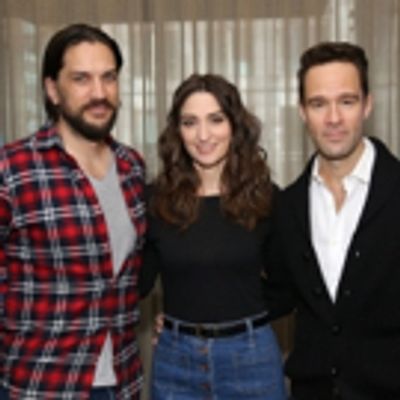 FREEZE FRAME: Sara Bareilles,  Chris Diamantopoulos &amp; Will Swenson Get Ready for Their WAITRESS Debuts!