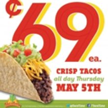 Get Festive At TacoTime With $.69 Crisp Tacos For Cinco De Mayo