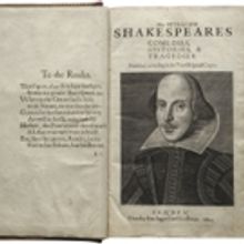 The Old Globe Announces Over 50 Events to Celebrate Tour of Shakespeare's First Folio