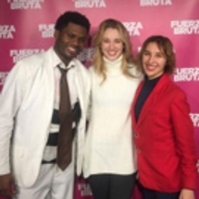 Photo Flash: JANE THE VIRGIN&#039;s Yael Grobglas Visits FUERZA BRUTA