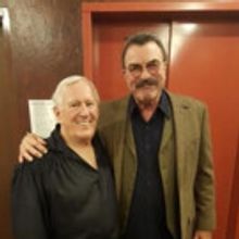 Photo Flash: Tom Selleck Visits BLUE BLOODS Co-Star Len Cariou at BROADWAY AND THE BA