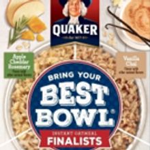 Quaker' Reveals The Three Finalist Flavors In First-Ever Bring Your Best Bowl…