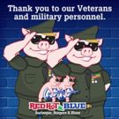 Red Hot & Blue Barbecue Restaurants Celebrate Veterans Day for Three Days for Fourth…