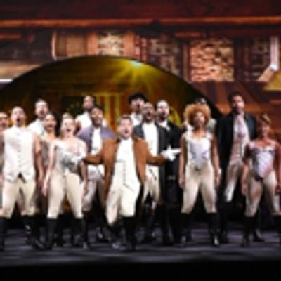 Photo Flash: James Corden Presents HAMILTON Parody at CBS Upfront