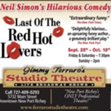 Jimmy Ferraro's STUDIO THEATRE Stages LAST OF THE RED HOT LOVERS, Starting Tonight