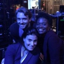 Photo: Idina Menzel, James Snyder and LaChanze Hard at Work on IF/THEN Tour