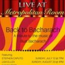 BACK TO BACHARACH Set for Metropolitan Room, Begin. 7/12