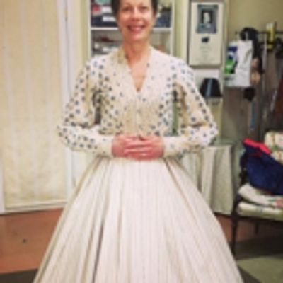 Photo Flash: Marin Mazzie is Getting to Know Her KING AND I Wardrobe