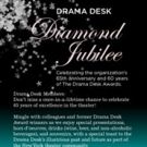 The Drama Desk to Celebrate 65 Years with DIAMOND JUBILEE at Sardi's