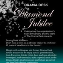The Drama Desk to Celebrate 65 Years with DIAMOND JUBILEE at Sardi's