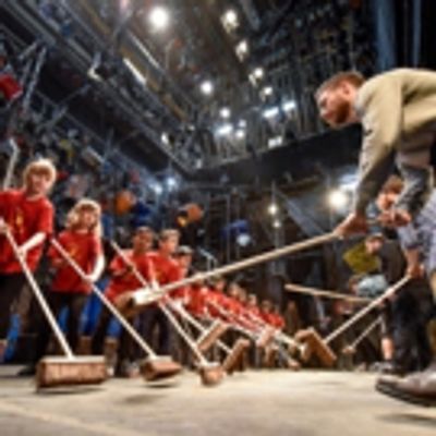 Photo Flash: Camden Schoolchildren Promote Walking Campaign with Cast of STOMP