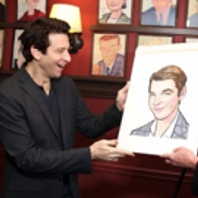 Photo Coverage: GROUNDHOG DAY&#039;s Andy Karl Becomes Broadway Royalty with a New Portrait at Sardi&#039;s!