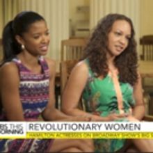 VIDEO: HAMILTON Actresses Talk Female Empowerment on 'CBS This Morning'
