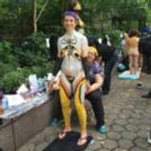 BWW Blog: Ride That Naked Bus - Reflections from a Nude Model at NYC Bodypainting Day