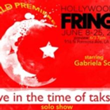 LOVE IN THE TIME OF TAKSIM to Make World Premiere at Hollywood Fringe