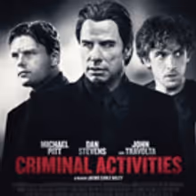 CRIMINAL ACTIVITIES, Starring John Travolta, Out on DVD & Blu-ray, 2/16