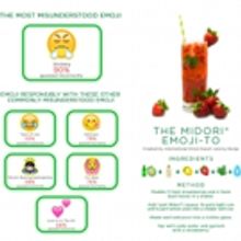 Midori' Melon Liqueur Uncovers Most Commonly Misunderstood Emoji
