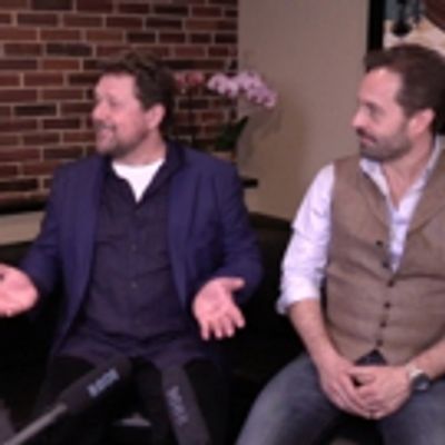 Backstage with Richard Ridge: Michael Ball & Alfie Boe Get Ready to Come Together on the New York City Center Stage!